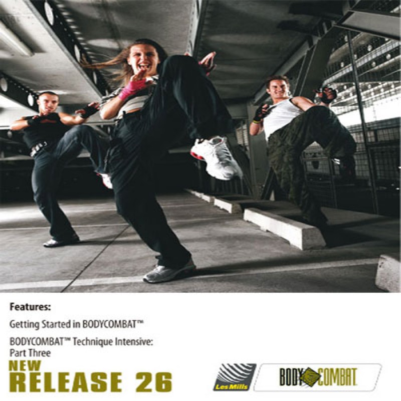 Body Combat 26 DVD, Music, & Choreo Notes Release 26